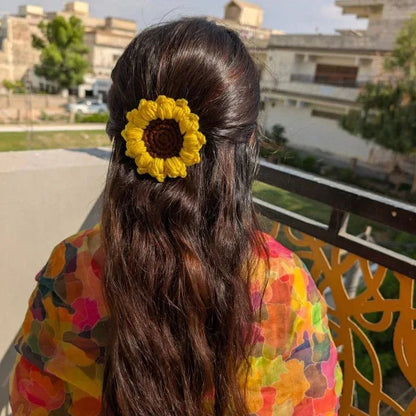 Handmade Crochet Flower Hair Clips – Soft, Cute & Stylish Accessories - Eazzy Store