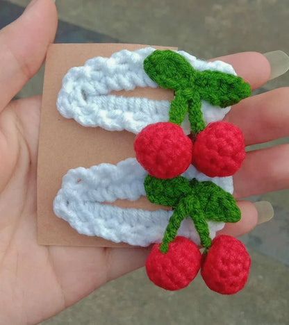 Handmade Crochet Hair Clips – Cute, Soft & Trendy Accessories - Eazzy Store