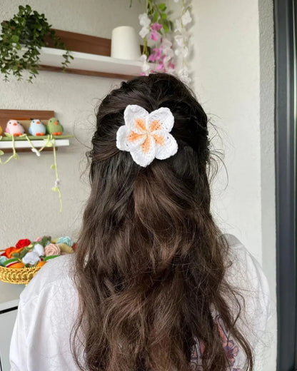 Handmade Crochet Flower Hair Clips – Soft, Cute & Stylish Accessories - Eazzy Store