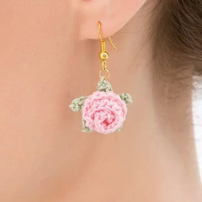 Handmade Crochet Earrings – Lightweight, Stylish & Trendy Jewelry - Eazzy Store