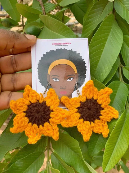 Handmade Crochet Earrings – Lightweight, Stylish & Trendy Jewelry - Eazzy Store