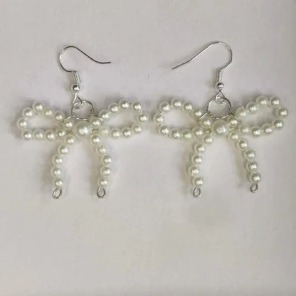Bow Pearl Earrings – Cute, Elegant & Trendy Jewelry - Eazzy Store