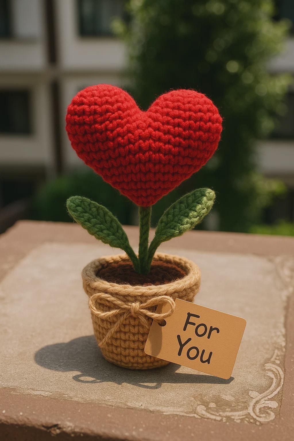 🌸 Crochet Decor Flower Vase – Handmade & Aesthetic Home Accent
