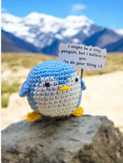 Crochet Positive Penguin - Eazzy Store