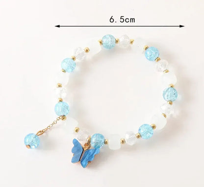 IG Style Sweet Butterfly Beaded Crystal Wholesale Bracelets - Eazzy Store
