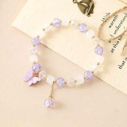 IG Style Sweet Butterfly Beaded Crystal Wholesale Bracelets - Eazzy Store