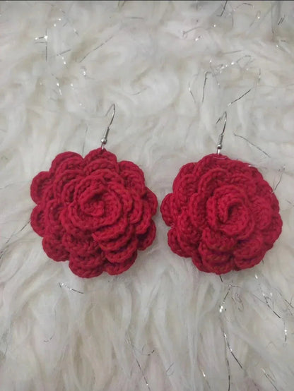 Handmade Crochet Earrings – Lightweight, Stylish & Trendy Jewelry - Eazzy Store