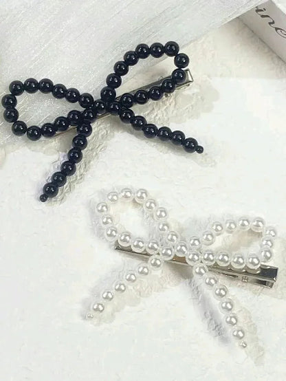 Pearl Bow Hair Clip – Elegant, Stylish & Trendy Hair Accessory - Eazzy Store