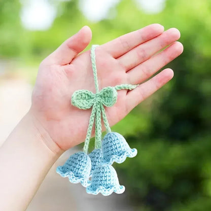 Crochet Lily of The Valley Car Hanging Decor - Eazzy Store