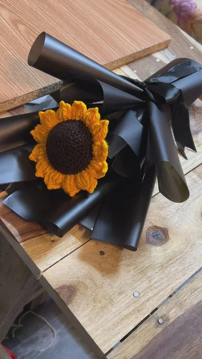1Pcs Crochet Sunflower - Eazzy Store