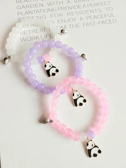 Pack of 3 - Trio Beads Bracelet with Panda Charm - Eazzy Store