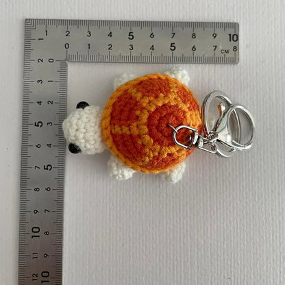 Mini Handmade Crochet Turtle Keychain Crochet Animal Turtles for Keyring Charm Handbag Bag Purse Pendant - Eazzy Store