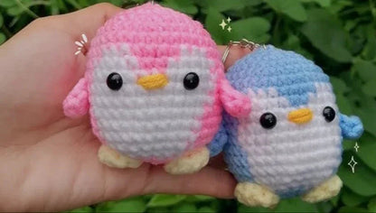 Cute Penguin Crochet Keychain - Eazzy Store