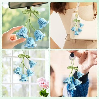 Crochet Lily of The Valley Car Hanging Decor - Eazzy Store