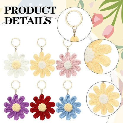 6 Pcs Cute Daisy Keychain - Eazzy Store